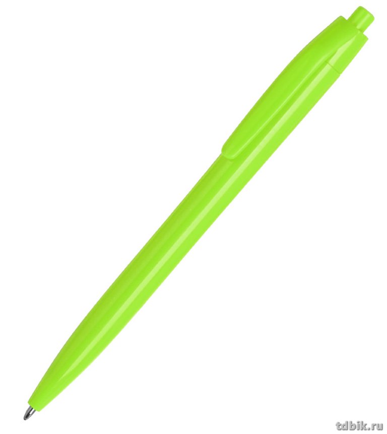 Ручка под логотип салатовый корпус №6