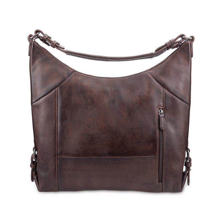 Сумка женская Dr.Koffer 42х30х10см см, нат.кожа коричневая