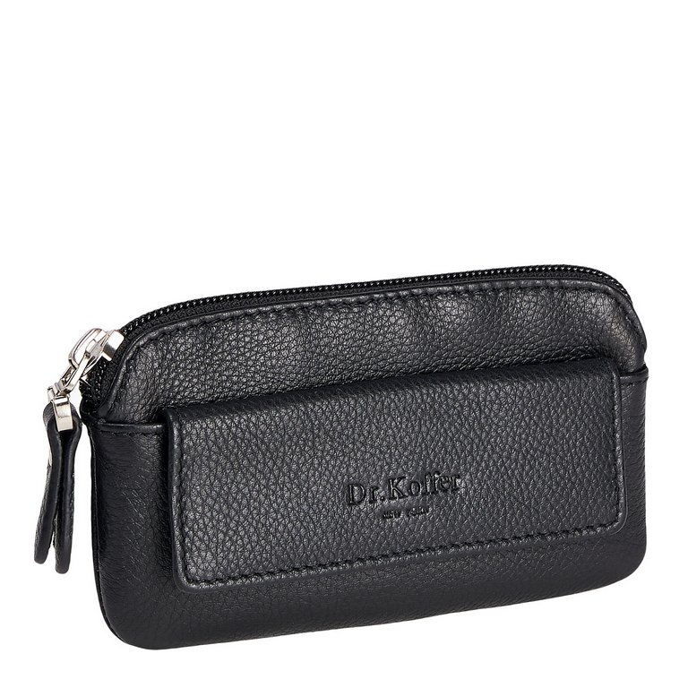 Футляр для ключей Dr.Koffer 7,5*13,5 см чёрный