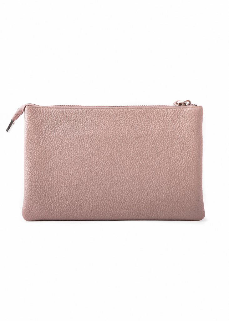 Сумка женская-клатч  D.Morelli , нат. кожа "Варан" бежевая