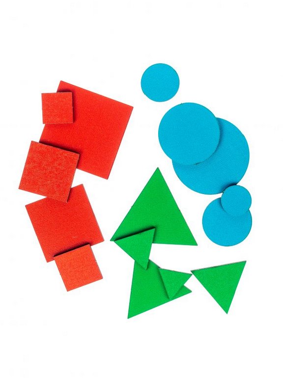 Доска-вкладыш Монтессори "Больше-меньше" (дерево) WOODLENDTOYS