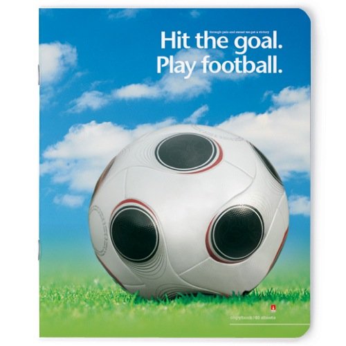 Тетрадь 48 лист кл. А5 на скрепке "ФУТБОЛ-МОЯ ИГРА" 5 видов