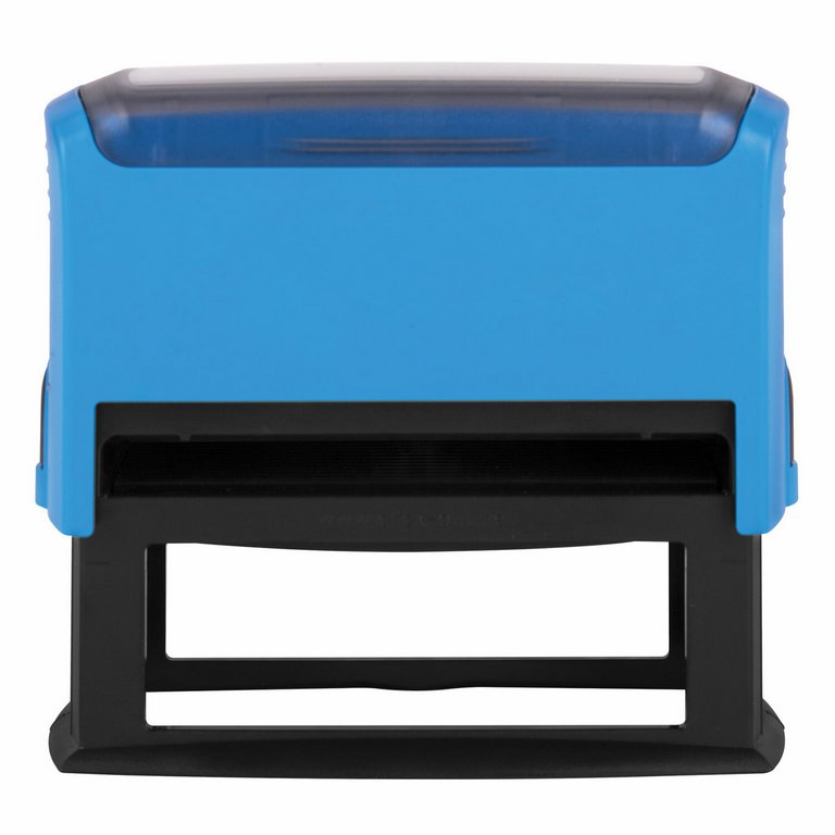 Штамп самонаборный  5 стр 82х25 мм 2 кассы Trodat, корпус синий