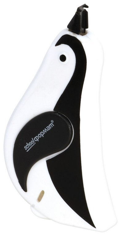 Корректирующая лента в диспен. 5 мм х 6 м "Пингвин"