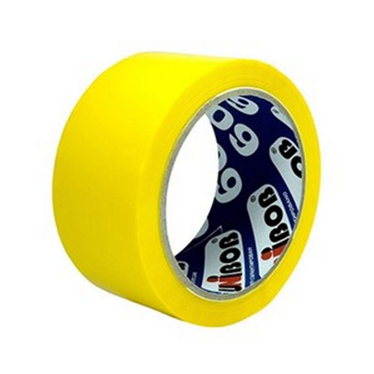 Скотч цветной желтый 48 мм *66 м, 45 мкм Unibob