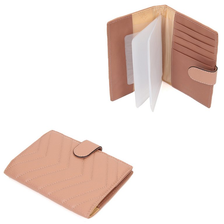 Обложка для документов FABRETTI женская, нат. кожа, 10*13,5*1,5см, темно-розовый