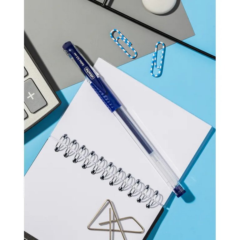 Ручка гелевая Attache Gelios-030 0,5мм синяя (стерж.129мм, линия 0,3мм)