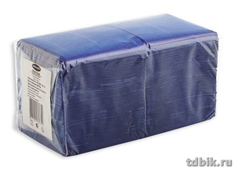 Салфетки цветные синие 24*24 300шт/уп