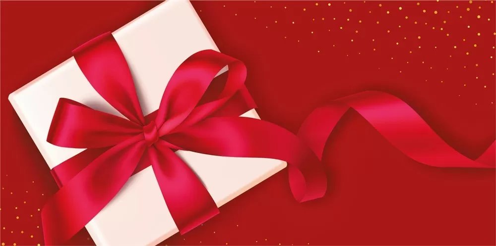 Конверт (для денег) без надписи (бант красный)