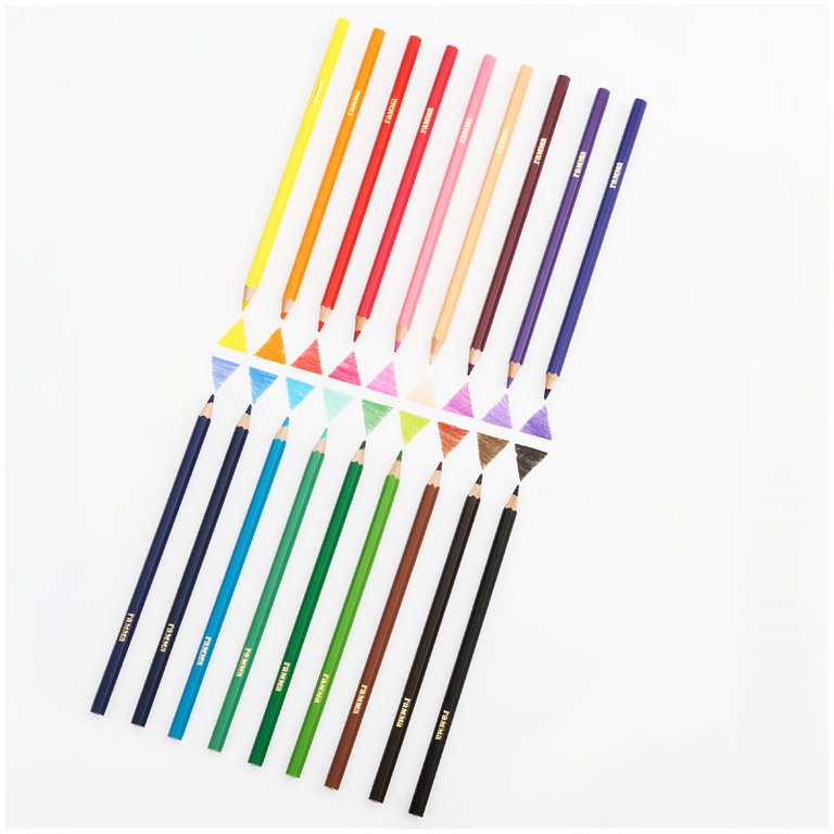 Набор карандашей  18 цв.  в металл. пенале Гамма "Классические" увелич. диам. грифеля 3,3мм