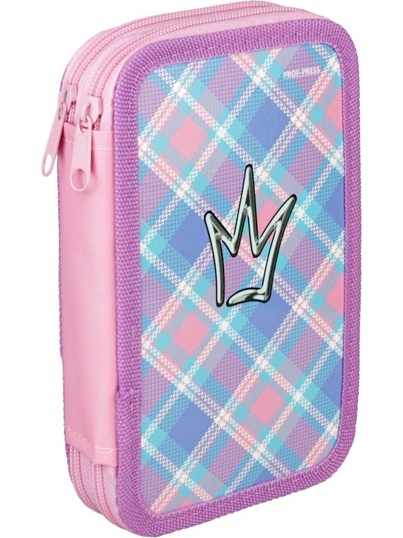 Пенал 2 отд. для девочки Prof-Press "Корона" 190*115 (ламинированный картон)