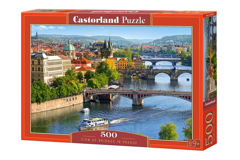 Пазлы  500 дет. "Мосты Праги" Castor Land 9+