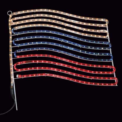 Гирлянда комнатная Трубка "Флаг России" 61*59см