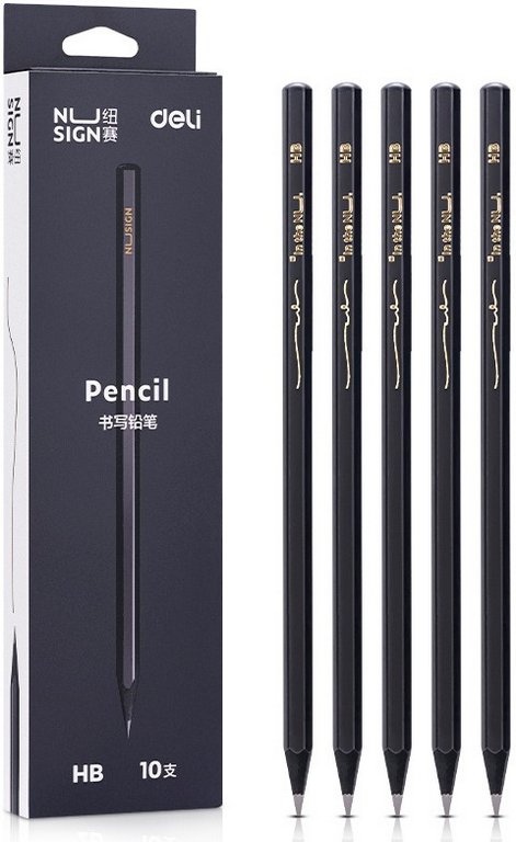 Карандаш ч/г HB Deli "Nusign"