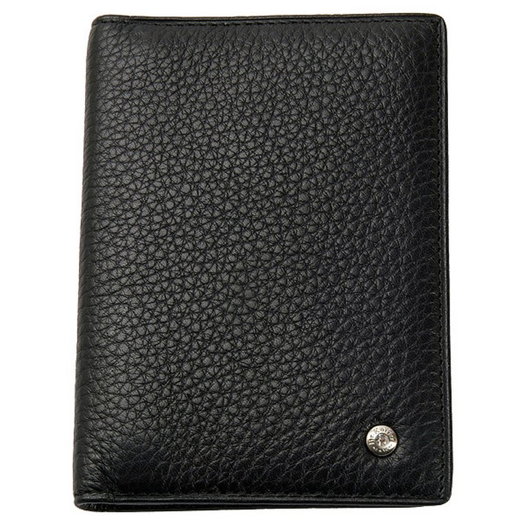 Обложка для автодокументов Dr.Koffer нат. кожа, черный + красный