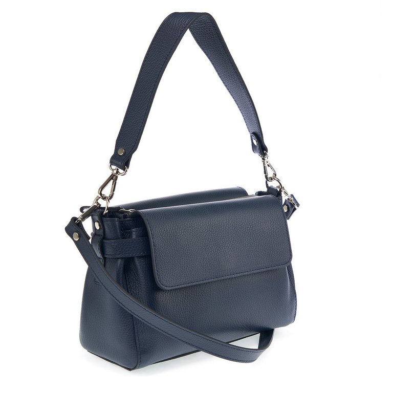 Сумка женская Dr.Koffer 26х17х9см см, нат.кожа синий