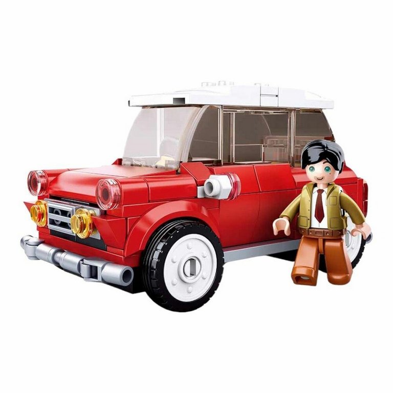 Конструктор пластиковый 150 дет. "Автомобиль" SLUBAN