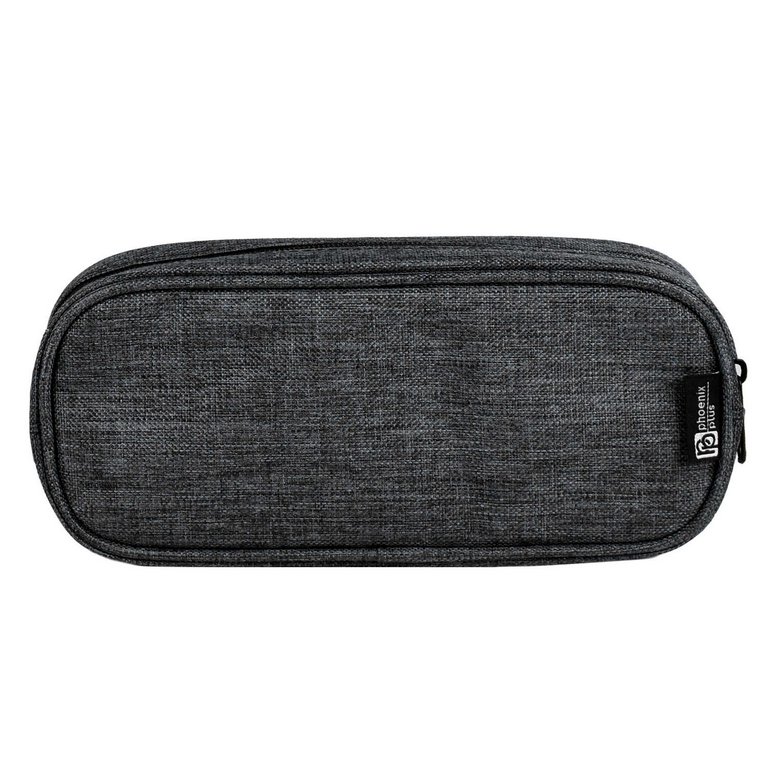 Пенал  универсальный  Феникс + "Темно-серый" 210*80*50 мм (полиэстер), серый