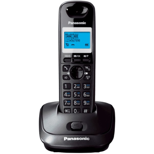 Телефон Panasonic KX-TG2511RUS беспроводной, цвет серебристый