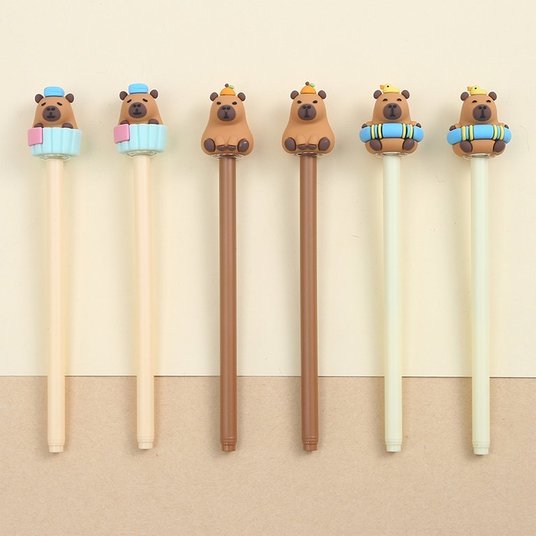 Ручка шариковая сувенирная "Capybara" синяя 0,7мм deVENTE