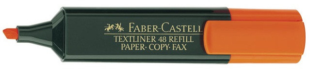 Текст-маркер Faber-Castell 1548 оранжевый