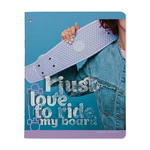 Тетрадь 48 лист кл. А5 на скрепке "PENNY BOARD" 5 видов