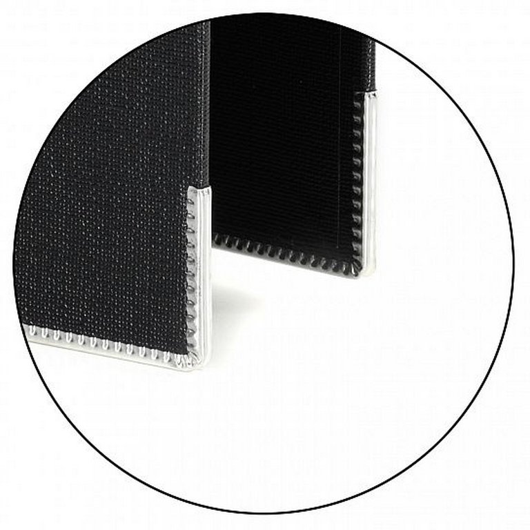 Папка-регистратор А4 75мм inФОРМАТ, двустор. покрытие, метал. окантовка пл. карман на торце, черная