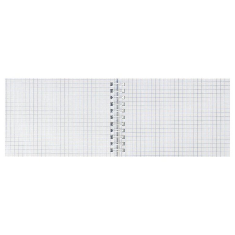 Блокнот А4  60л., 210*297 мм, на гребне, синий