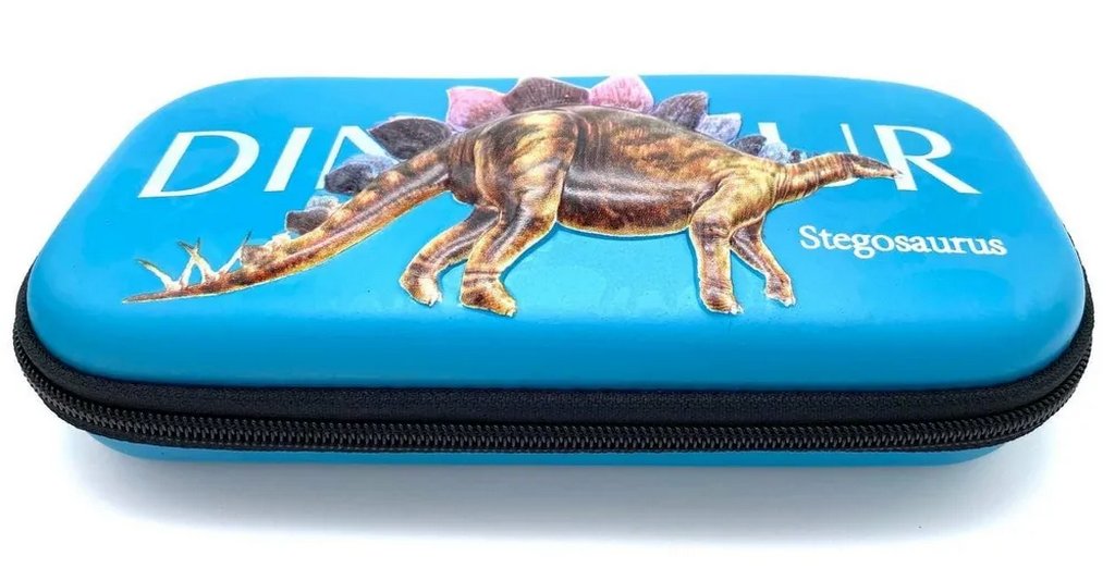 Пенал  для мальчика "DINOSAUR" 23*10*4,5 см, светится в темноте