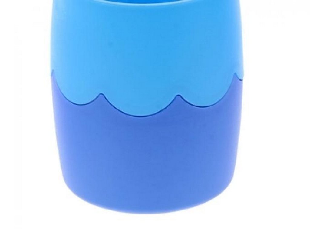 Подставка для ручек "Двухцветная" синий/голубой Стамм