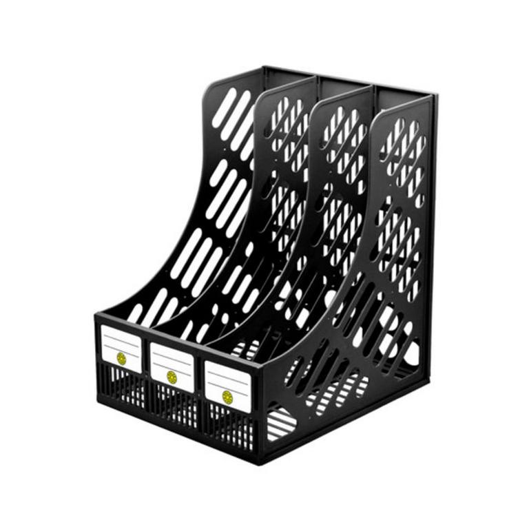 Лоток вертикальный 3-х секцион. разборный, черный DOLCE COSTO