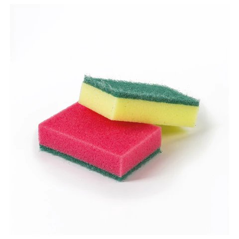 Губка для посуды поролоновая 96*64*27 мм, 10 шт/уп LAIMA MAXI