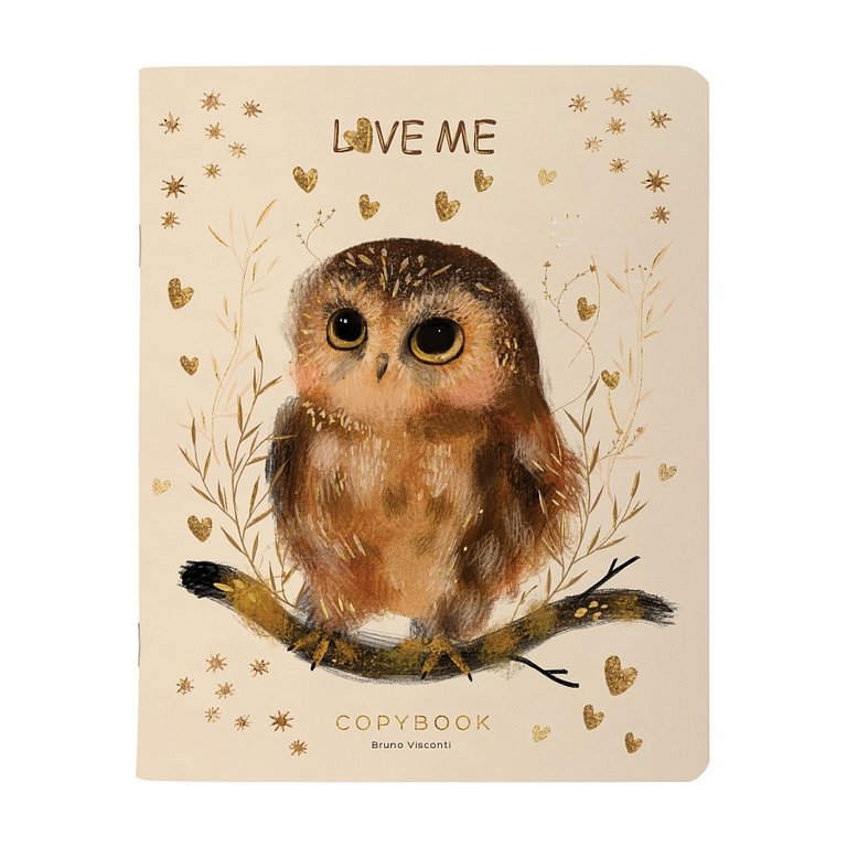 Тетрадь 48 лист кл. А5 на скрепке "LOVE ME. FUNNY ANIMALS" ассорти