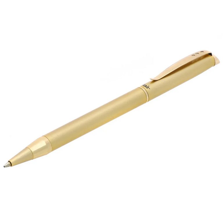 Ручка шариковая Flair "Beverlly hills" под.футл. корп. зол. мет. синяя 0,7мм (стерж.116мм)