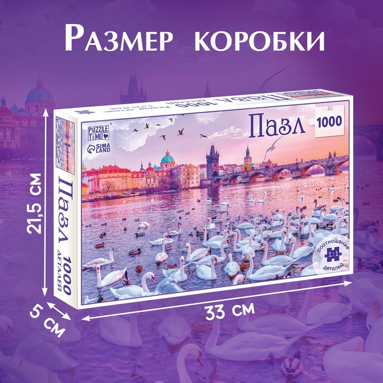 Пазлы 1000 дет. "Фантастические мечты" Puzzle Time 12+