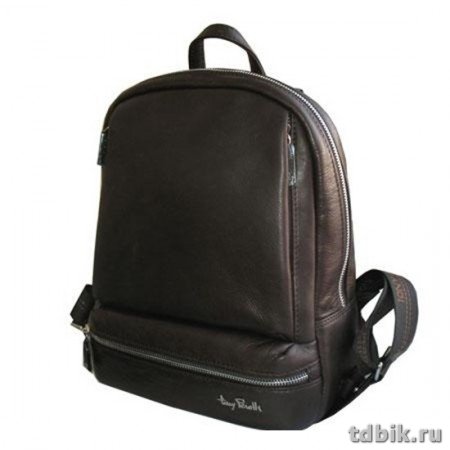 Рюкзак женский Tony Perotti 24*31*15 см, нат. кожа, черный