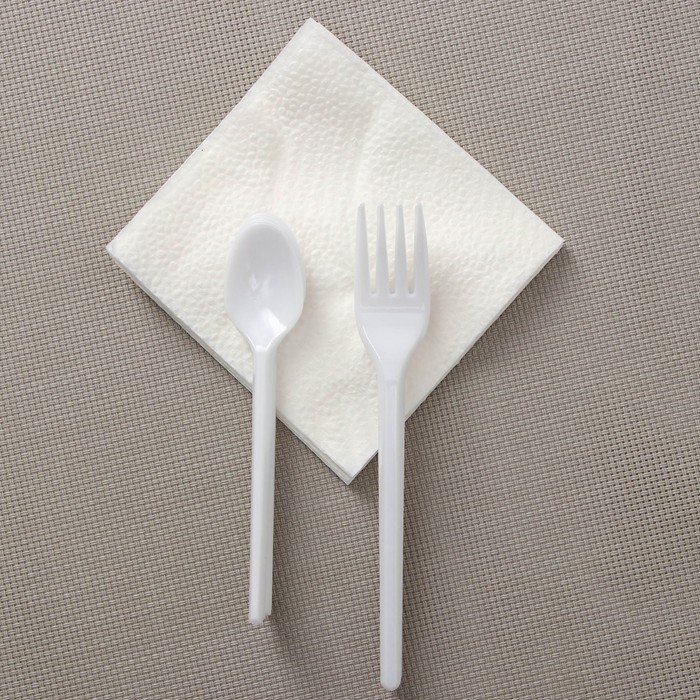 Набор одноразовой посуды пластик на 6 персон "Чайный №2"