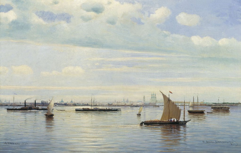 Постер на бумаге 50*70см, М.И. Доливо-Добровольский "Астрахань" 1879г