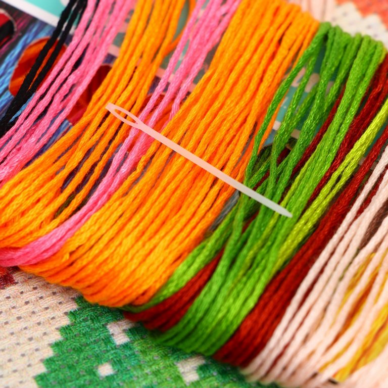 Вышивка крестиком "Корги" 25х20 см Школа талантов