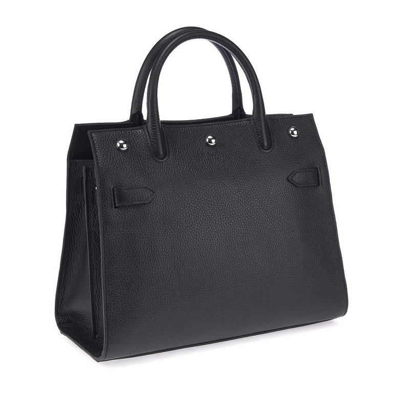 Сумка женская Dr.Koffer 32х26х11см см, нат.кожа черная