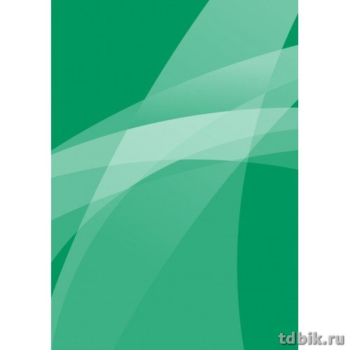 Блокнот А6  40л., 105*148 мм, на гребне "Графика" зеленый