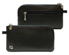 Футляр для ключей  D.Morelli "Модерн" из нат.кожи, на молнии, с RFID-защитой, черный