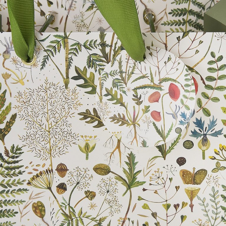 Пакет бумажный 18*23см матовый "Flora. Луговые травы" BrunoVisconti