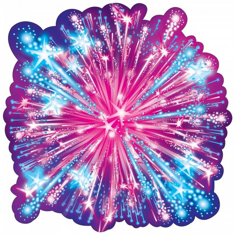 Наклейка оформительская на скотче военная 146*146мм "Салют"
