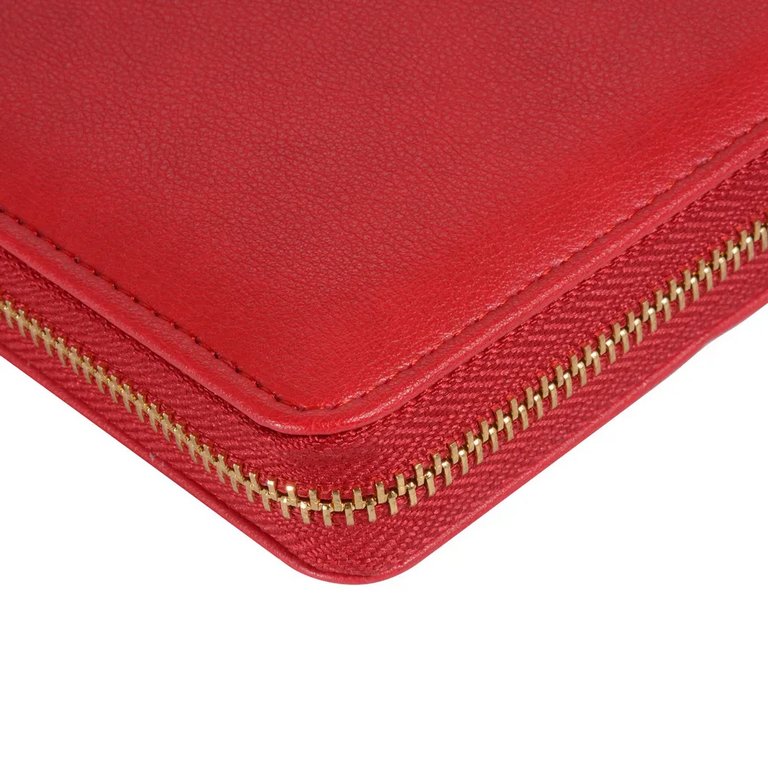 Ежедневник-органайзер без дат 140*190мм, 100л. Bruno Visconti "RIVIERA. CLASSIC" КРАСНЫЙ