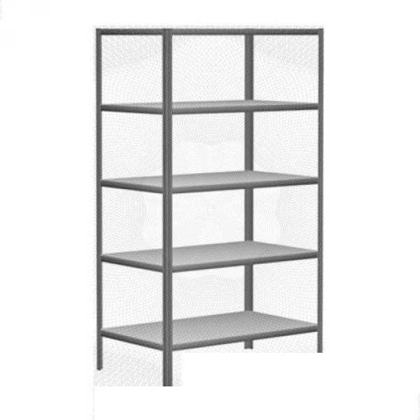 Стеллаж металлич. архивный с 5-ю полками (2000*1000*600мм) MS Standart
