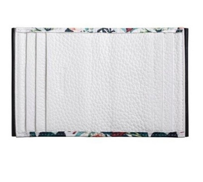 Картхолдер D.Morelli "Прима" с отд. в два сложения, нат.кожа, принт цветы