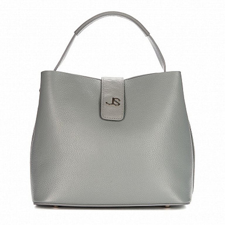 Сумка женская Jane's Story голубая, нат. кожа