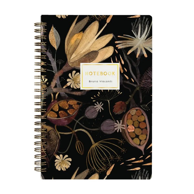 Тетрадь 60 лист кл. А5 на гребне, "НОЧНЫЕ ЦВЕТЫ"