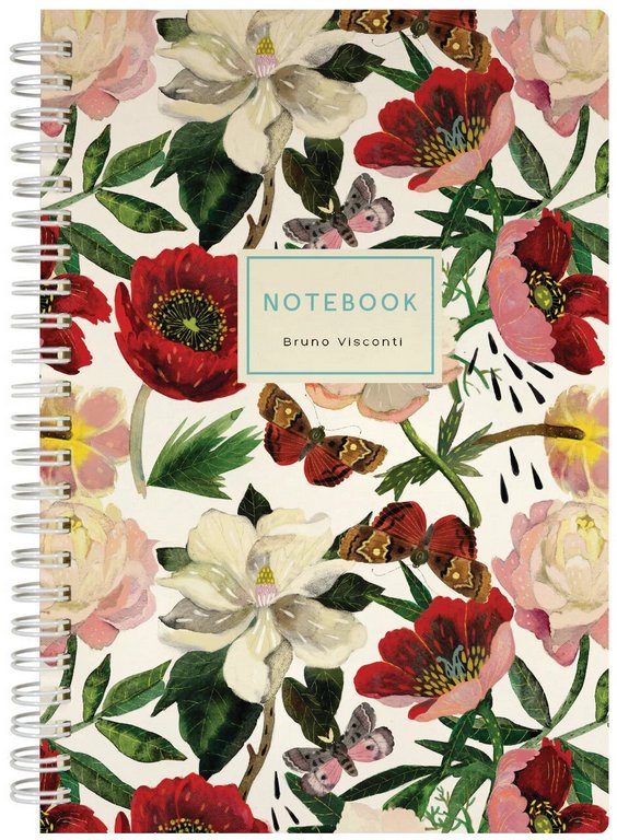 Тетрадь 60 лист кл. А5 на гребне, "ПИОНЫ"